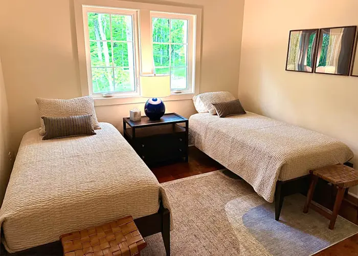 Bedroom with two beds